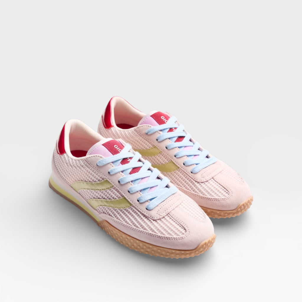 Zapatillas Piel y Rejilla Chake Rosa - Gioseppo