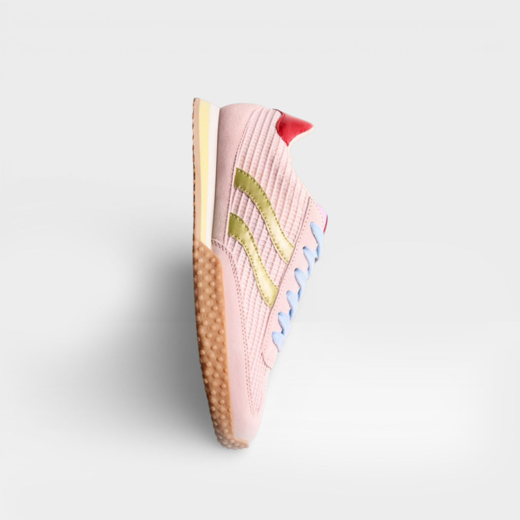 Zapatillas Piel y Rejilla Chake Rosa - Gioseppo