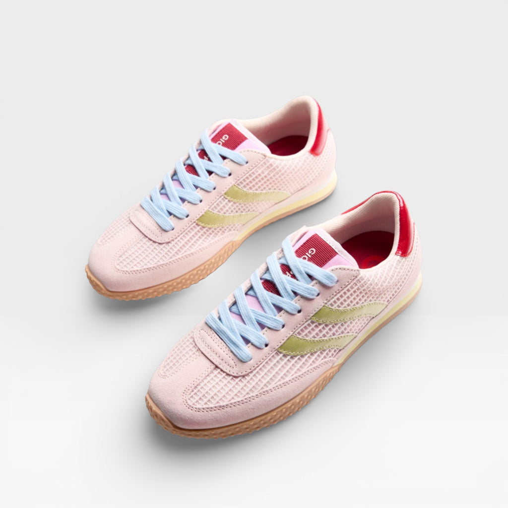 Zapatillas Piel y Rejilla Chake Rosa - Gioseppo