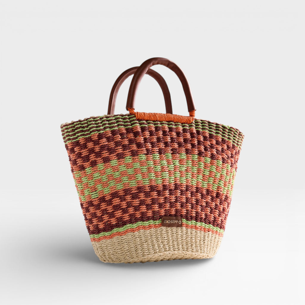 Bolso Capazo Estampado Pangani Coral - Gioseppo