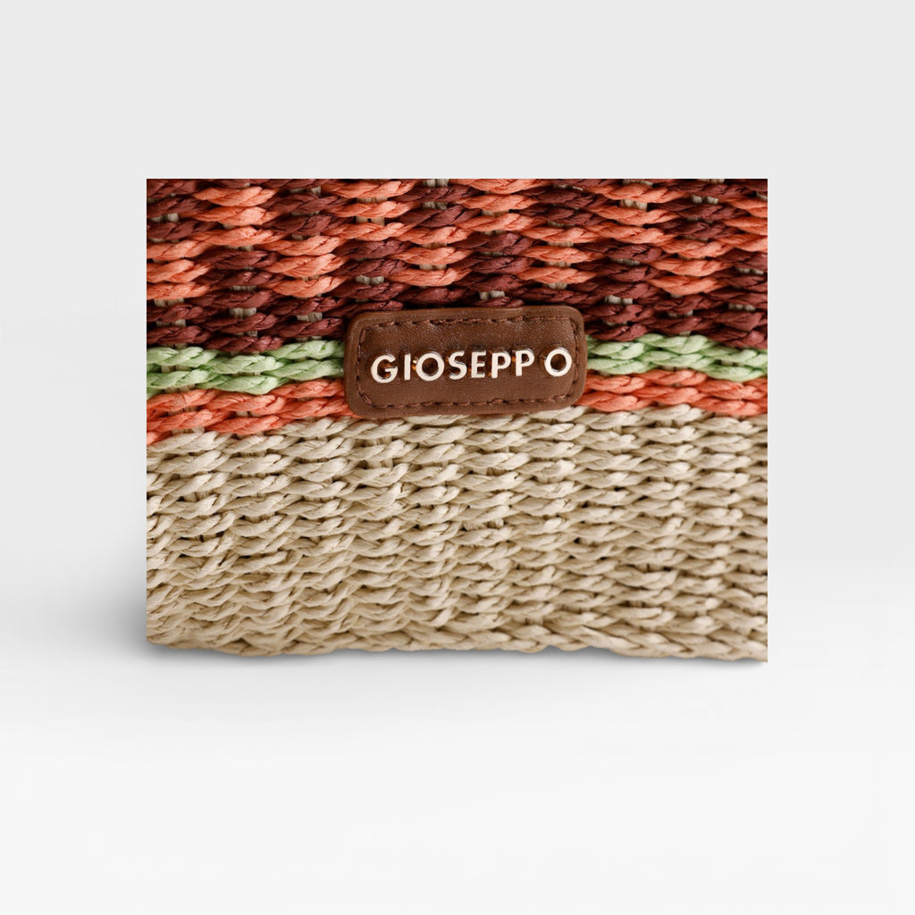 Bolso Capazo Estampado Pangani Coral - Gioseppo