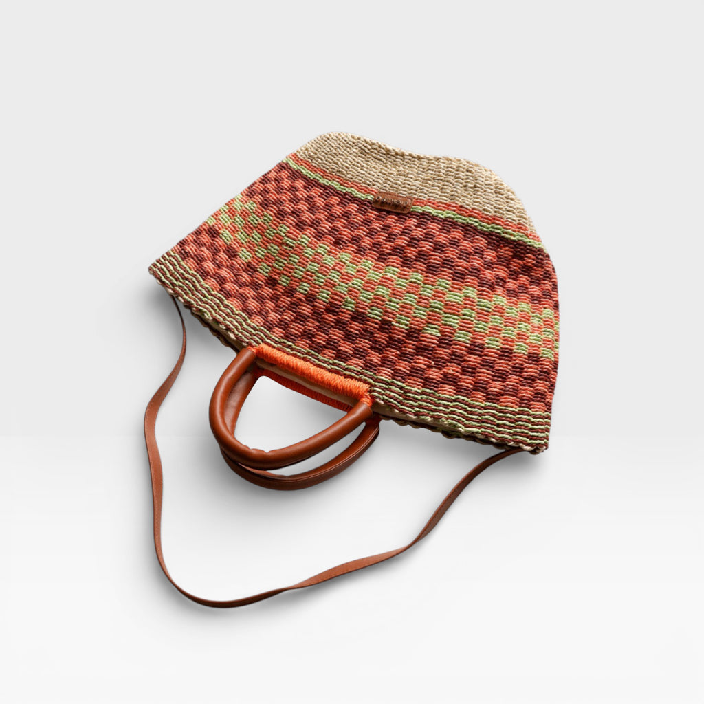 Bolso Capazo Estampado Pangani Coral - Gioseppo