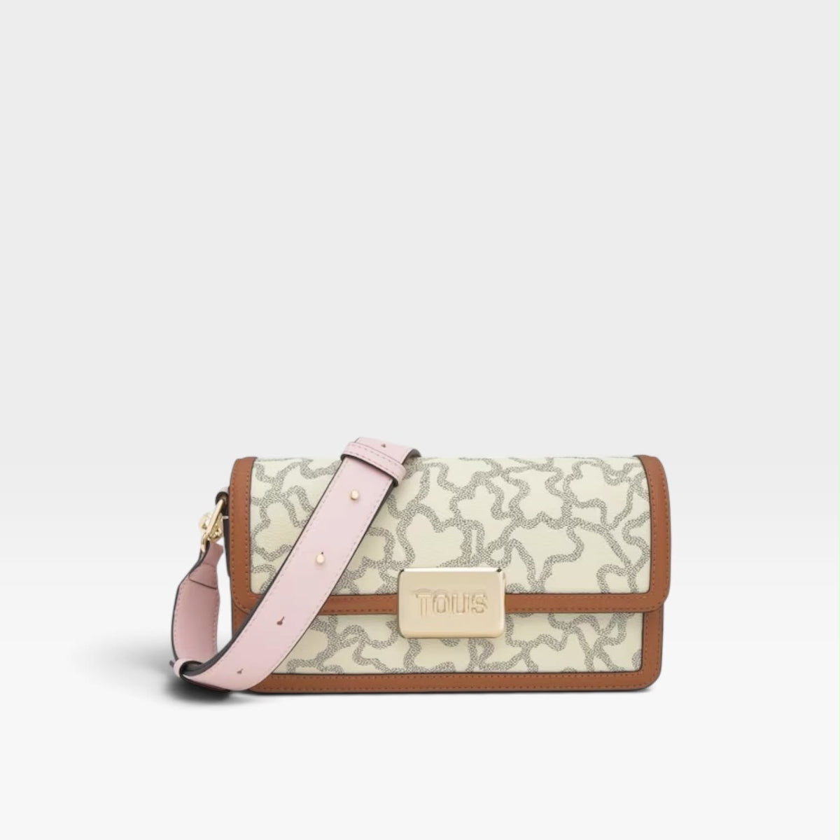 Bandolera pequeña beige Kaos Icon - Tous