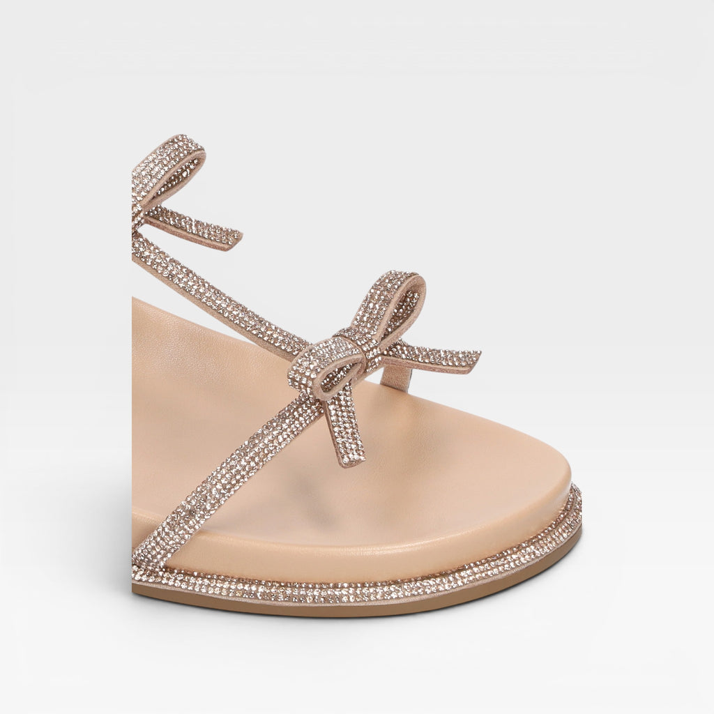 Sandalia plana con brillos  para mujer - Bibi Lou