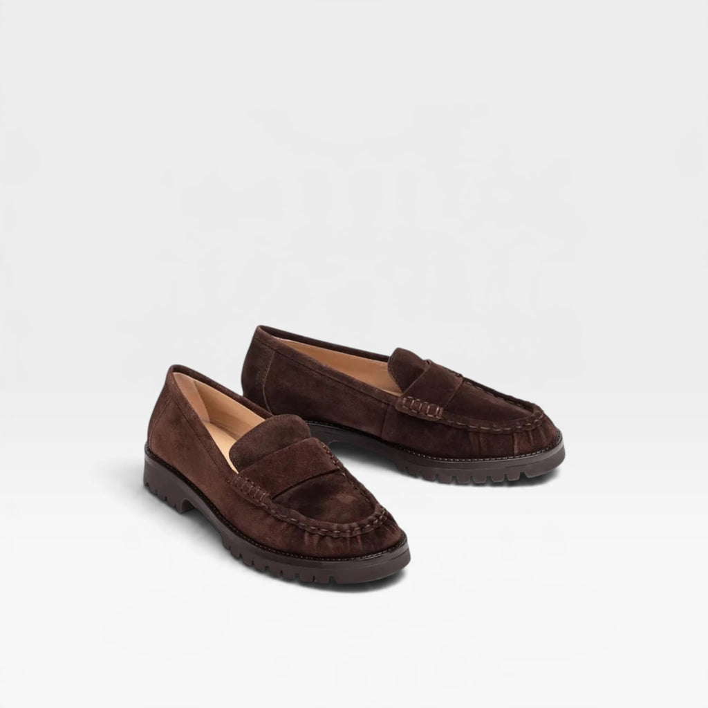 Mocasín de serraje con antifaz - Unisa