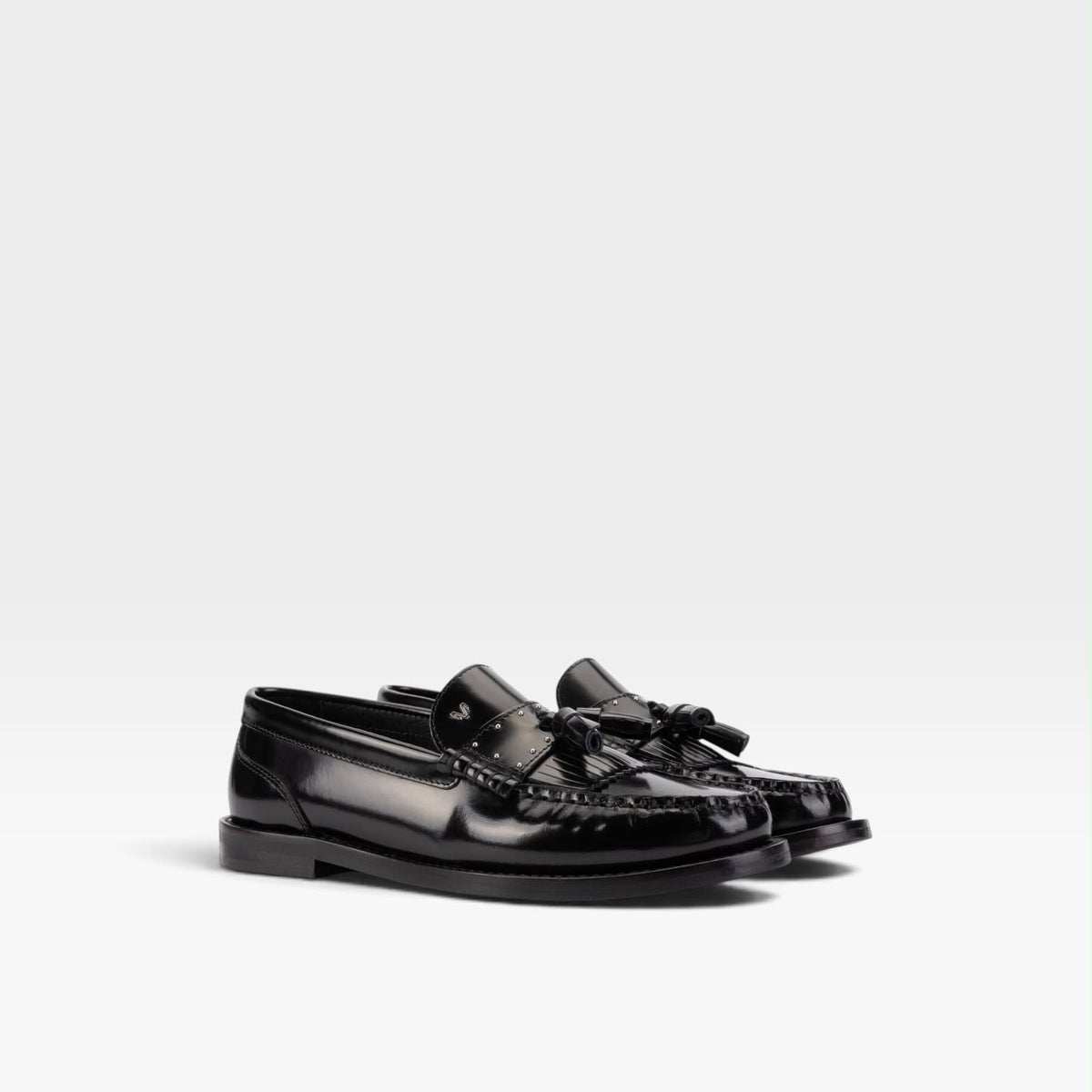 Mocasines Settala con borlas negro - Martinelli
