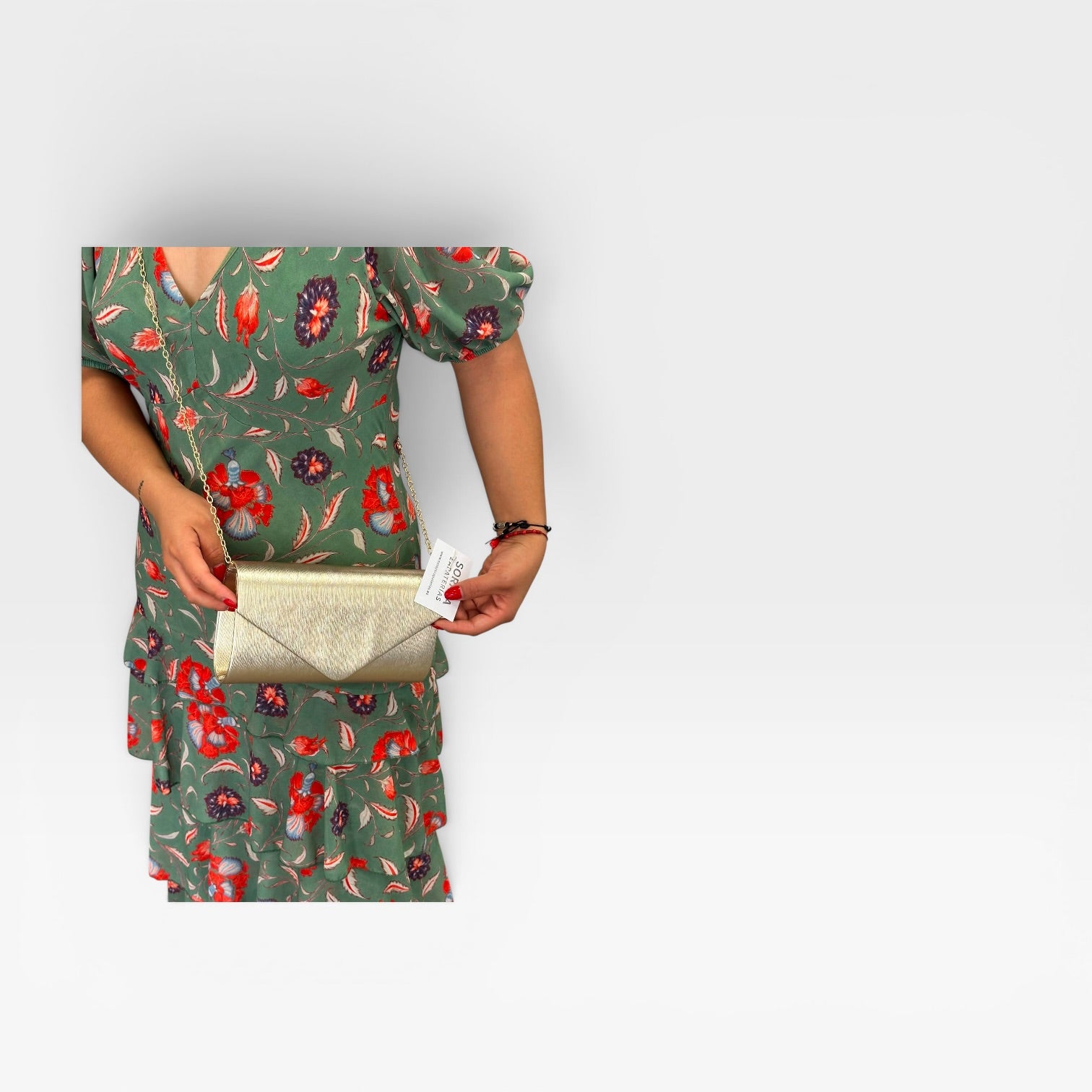 Bolso fiesta dorado- Soraya