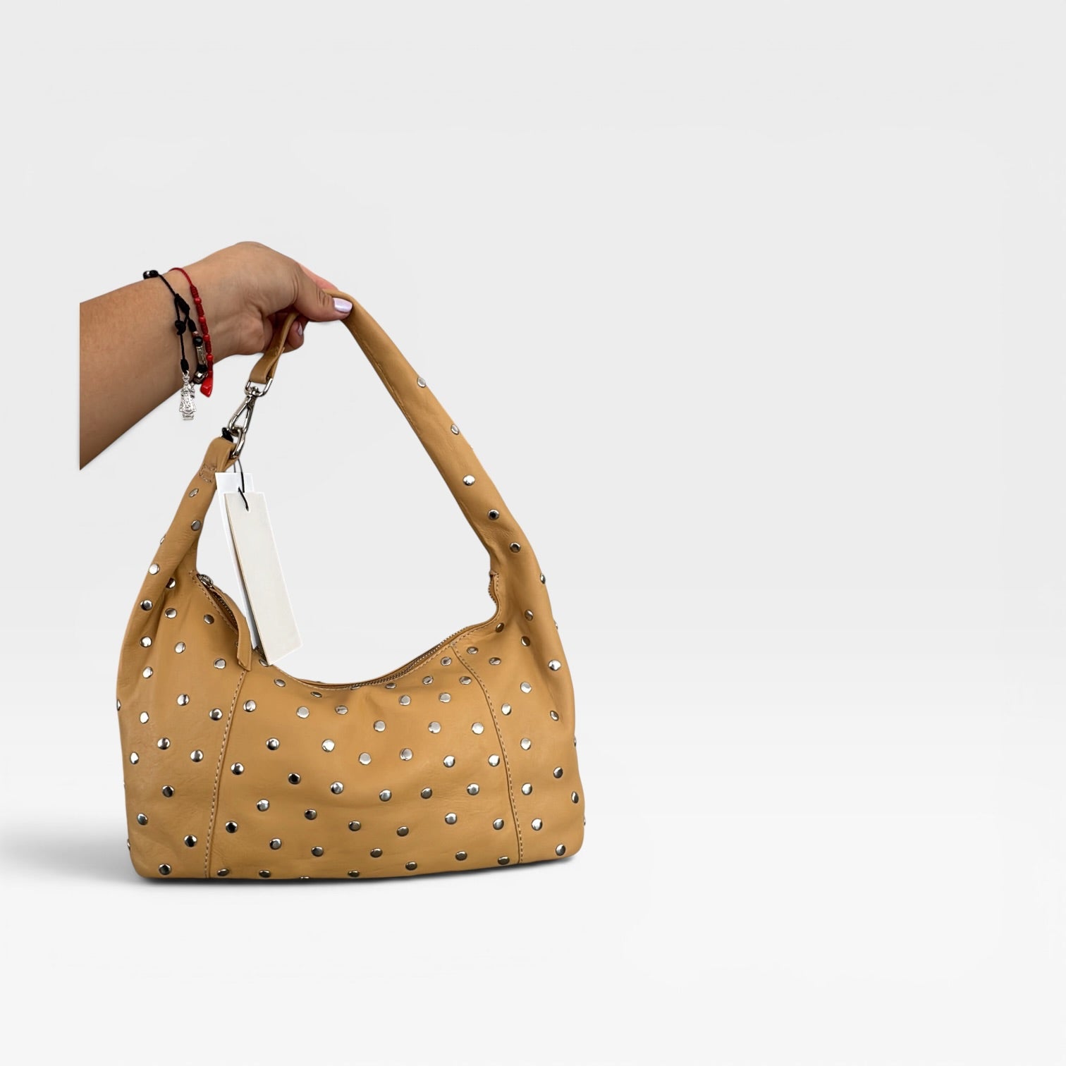 Bolso tachas mediano camel - The Twins