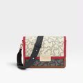 Bandolera mediana beige y negra Kaos Icon - Tous
