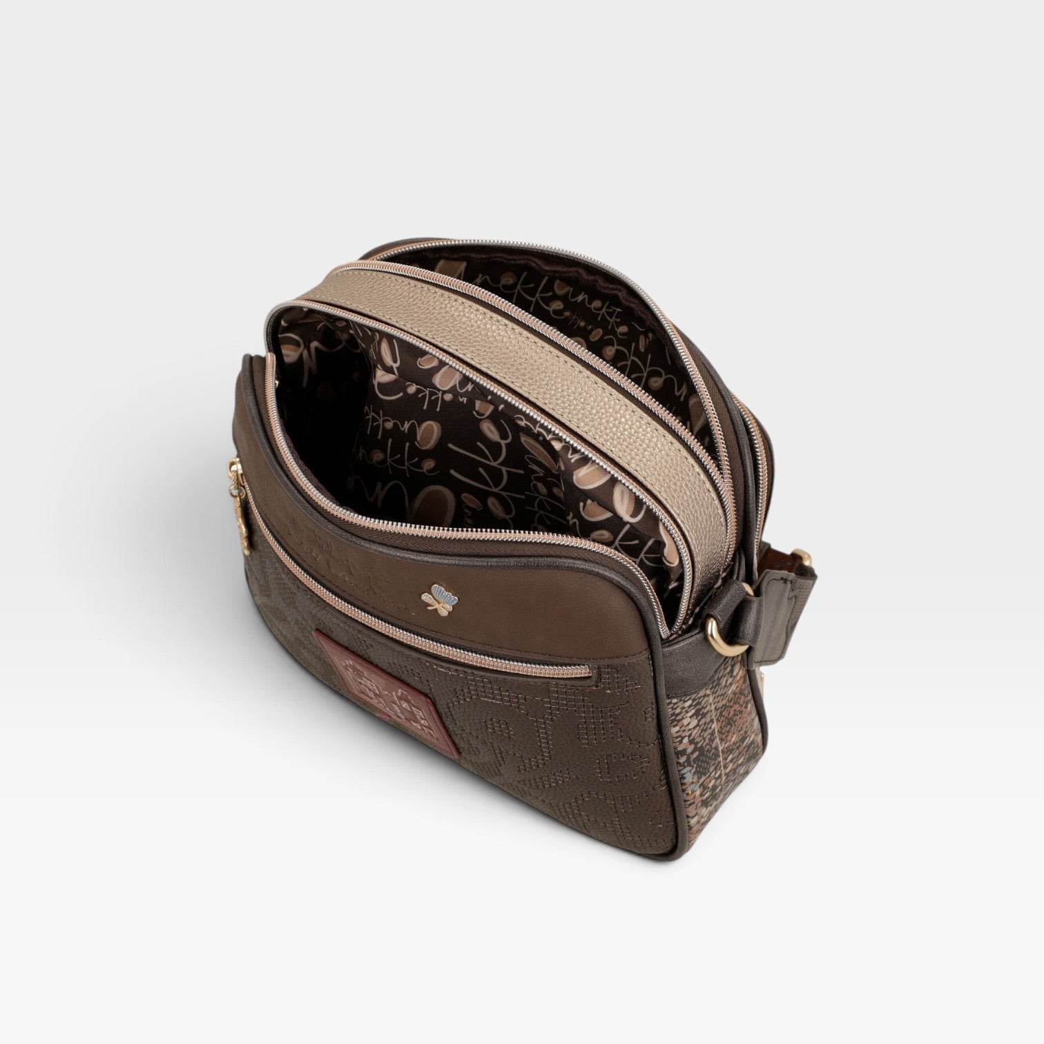 Bandolera con bolsillo frontal Tulip - Anekke