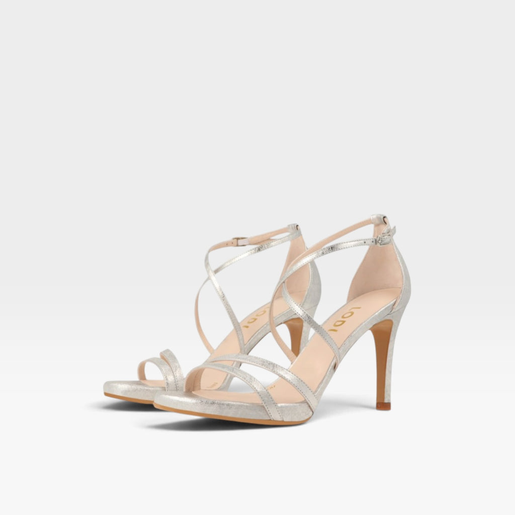 Sandalias plateadas Inriko X - Lodi