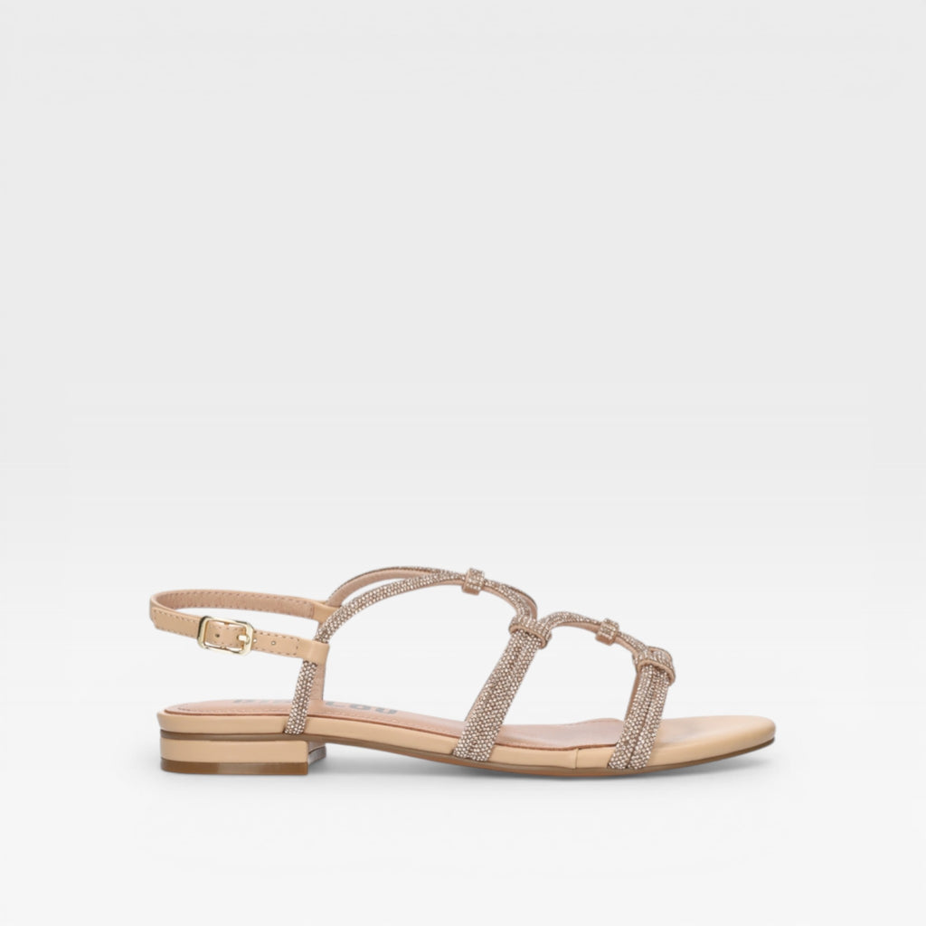 Sandalia plana con brillos  para mujer - Bibi Lou