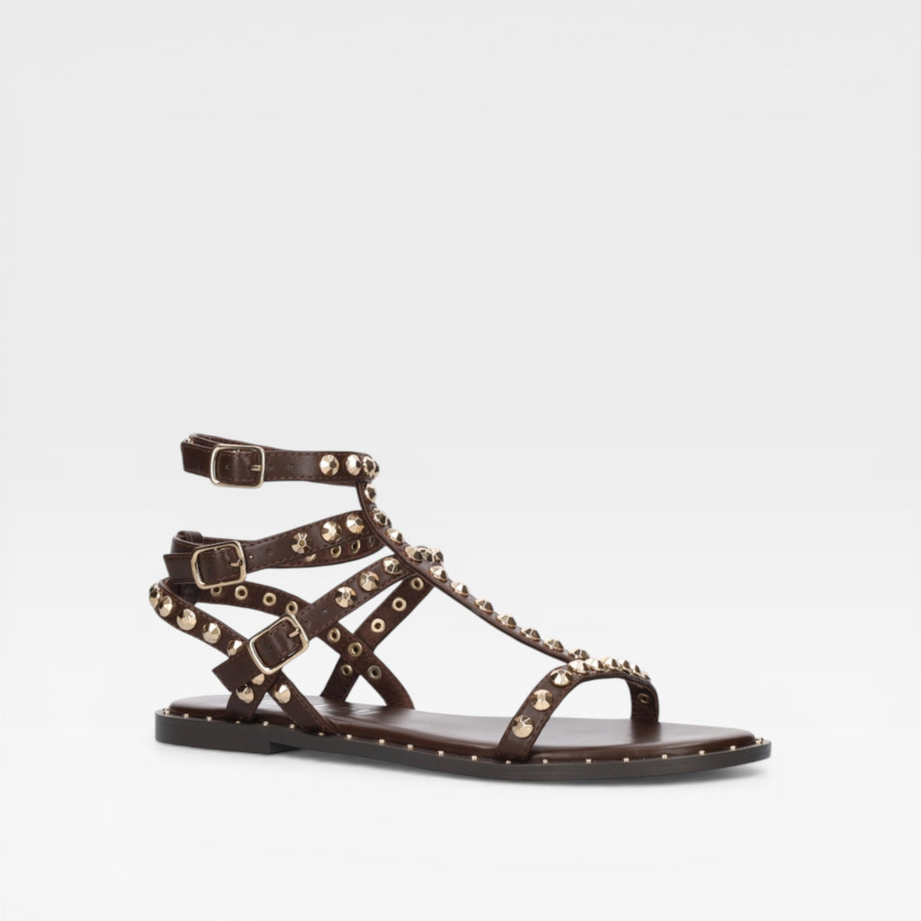 Sandalia plana con tachas para mujer - Bibi Lou