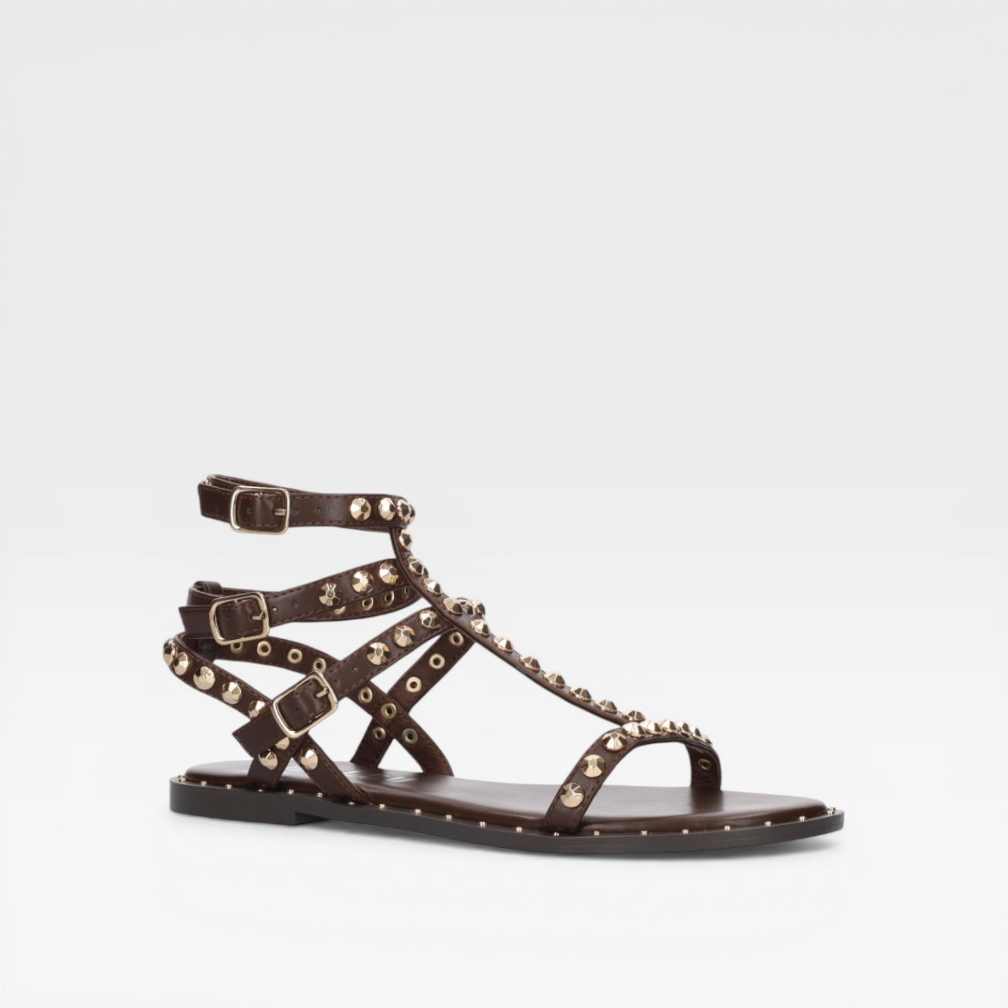 Sandalia plana con tachas para mujer - Bibi Lou