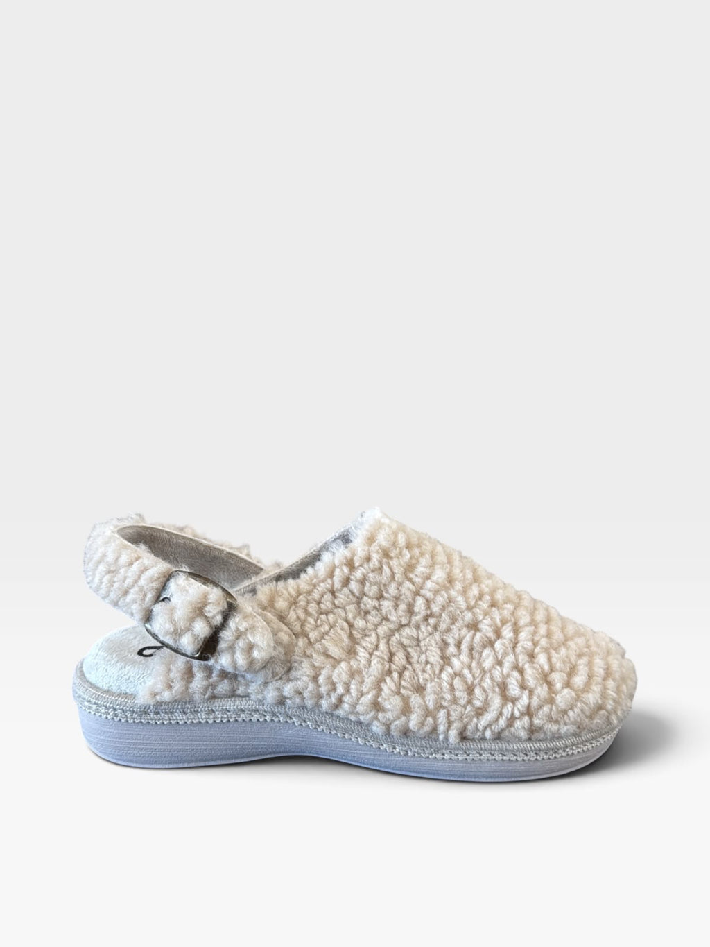Zapatillas de casa efecto borrego beige - Salvi