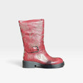 Bota media burdeos tachas  - Noa Harmon