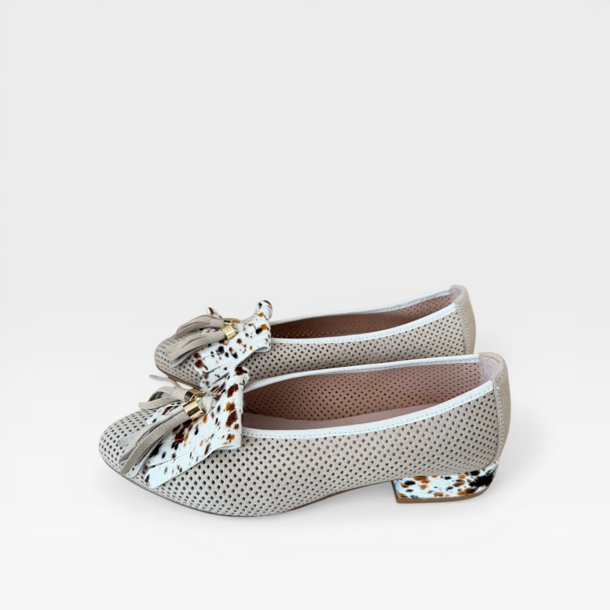 Mocasín beige borlas - Nival