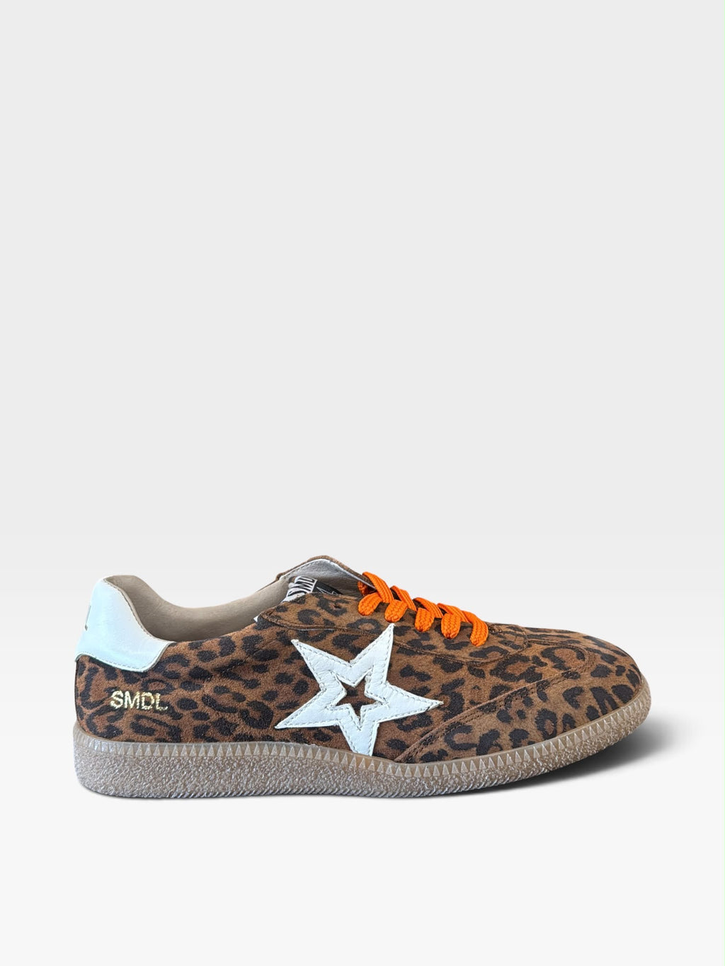 Sneaker leopardo con detalle estrella - Silver Moose