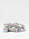 Sandalia estampado floral con hebillas - Vera rebato