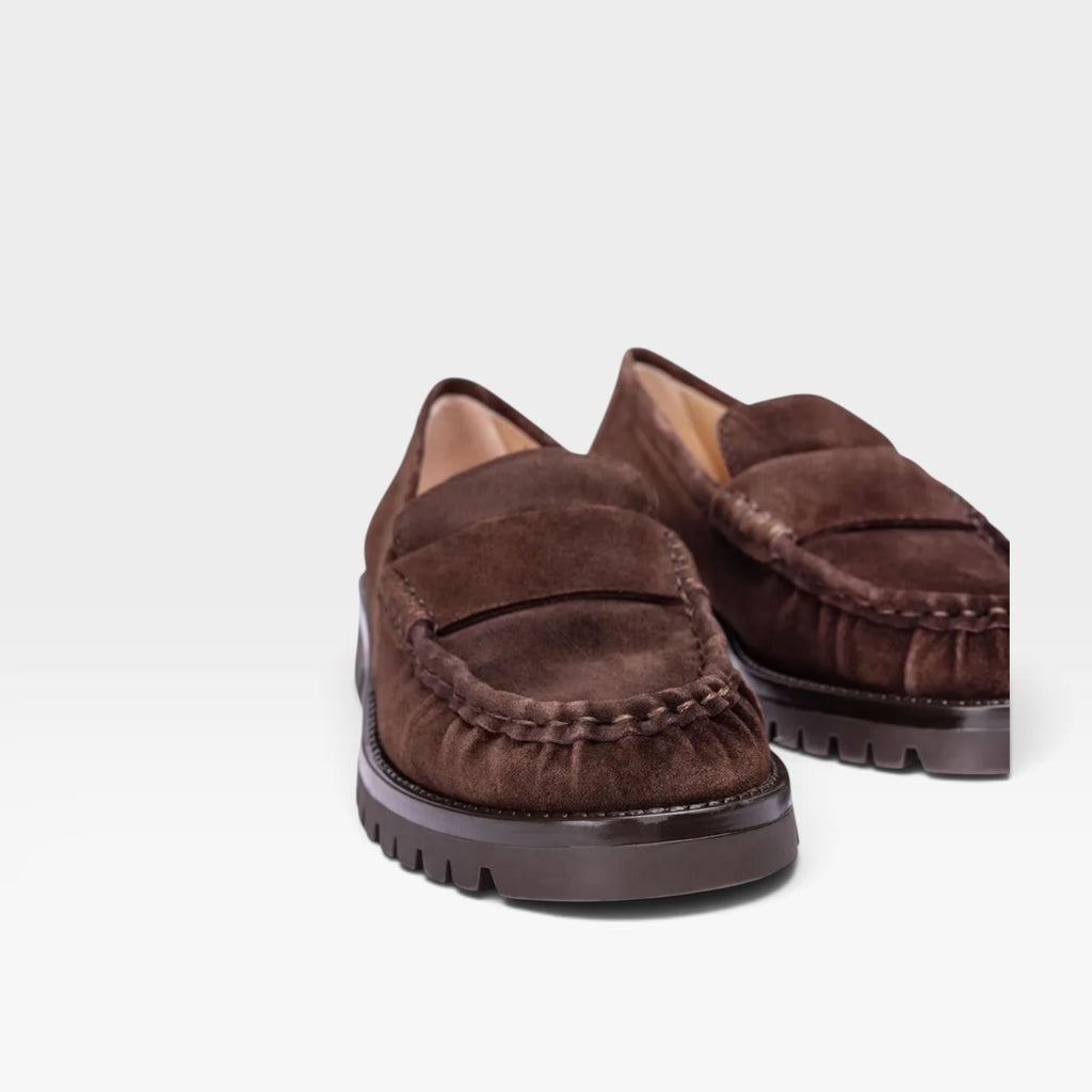 Mocasín de serraje con antifaz - Unisa