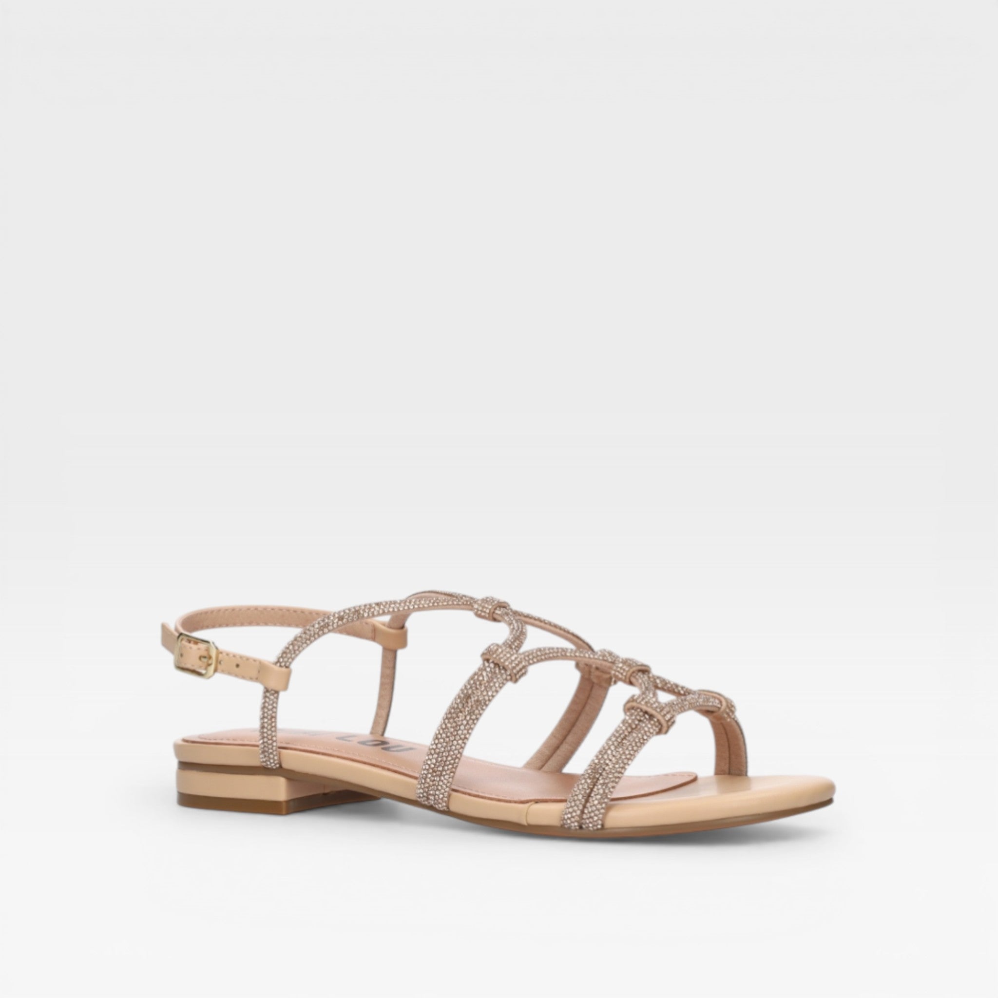 Sandalia plana con brillos  para mujer - Bibi Lou