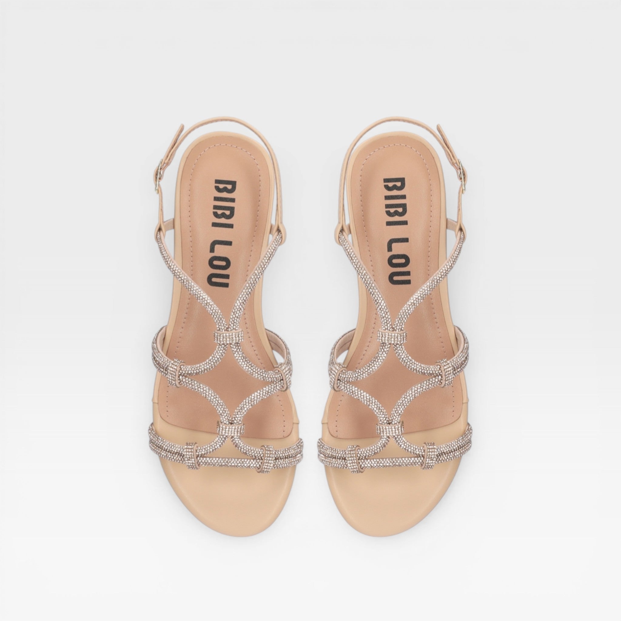 Sandalia plana con brillos  para mujer - Bibi Lou