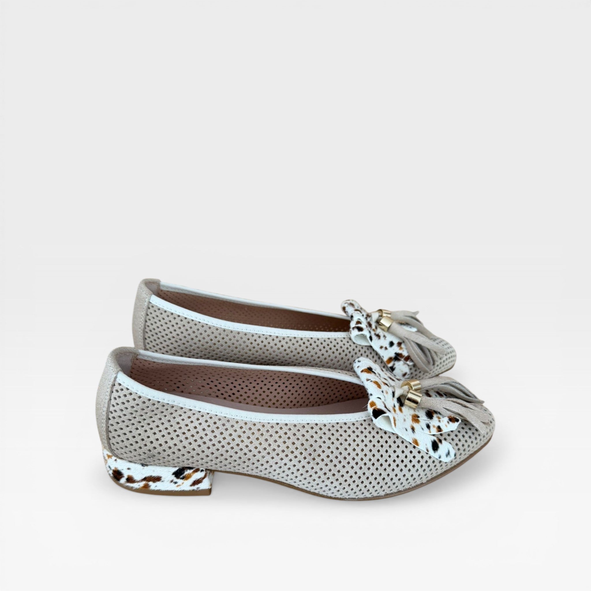 Mocasín beige borlas - Nival