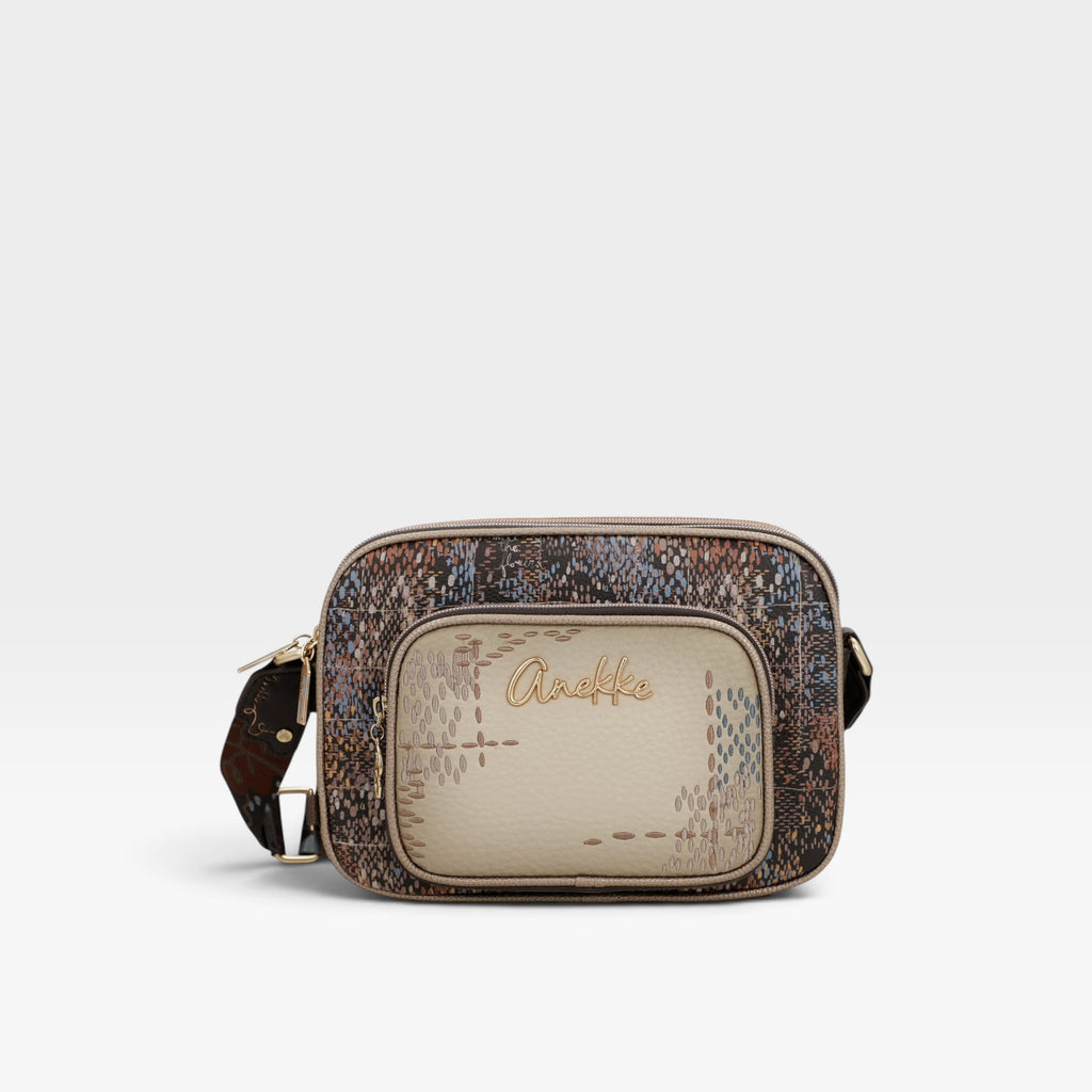 Bandolera con bolsillo frontal Blossom - Anekke