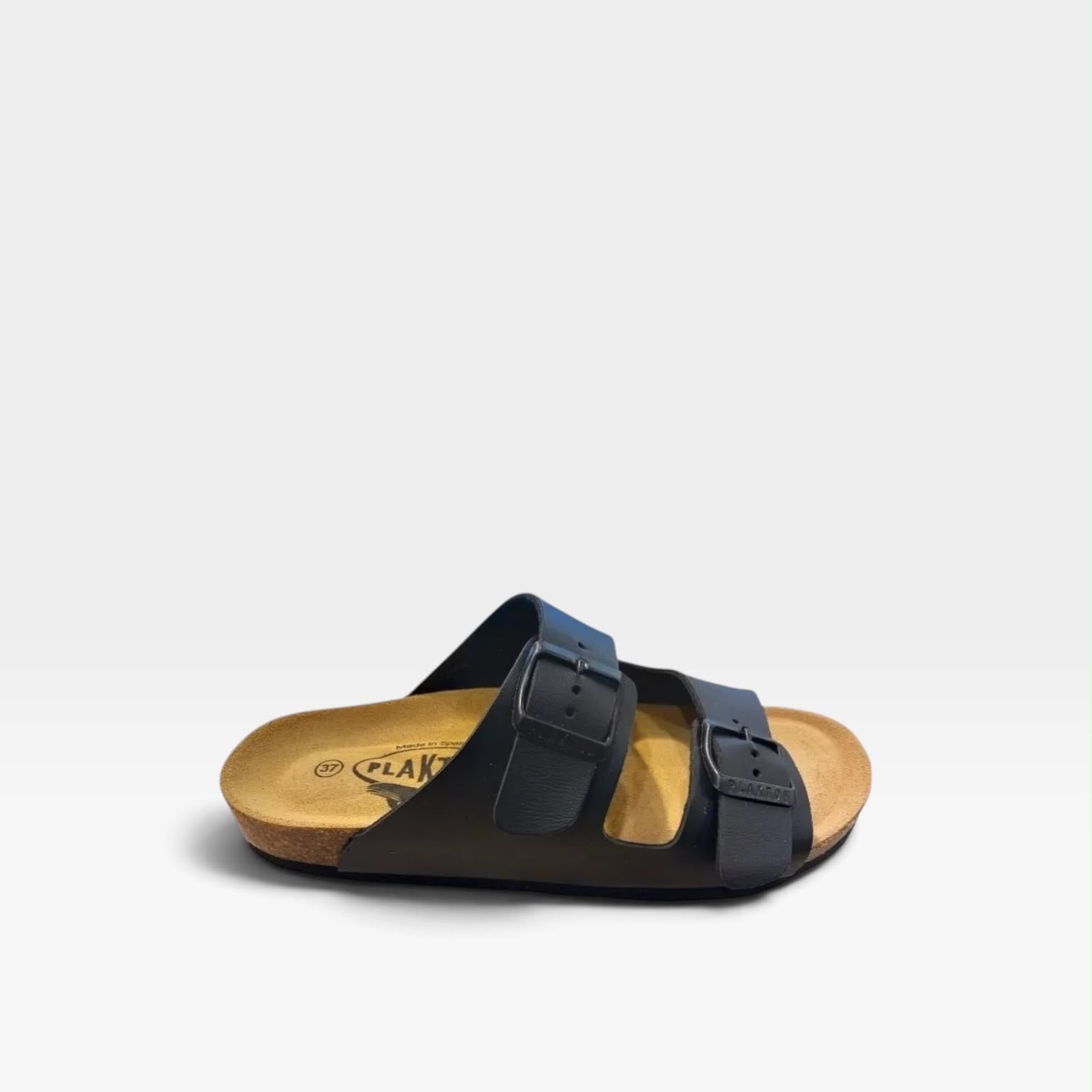 Sandalia piel doble hebilla - Plakton