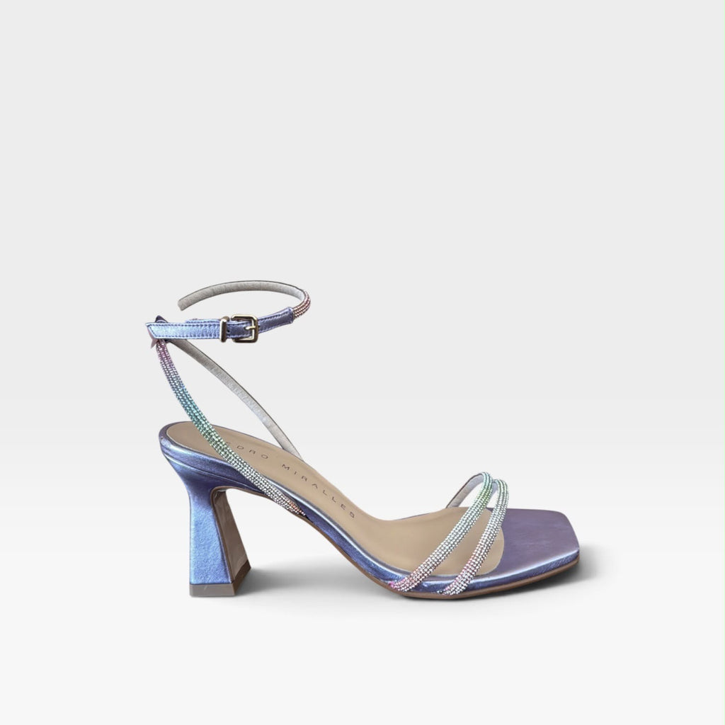 Sandalia Glitter multi metal - Pedro Miralles