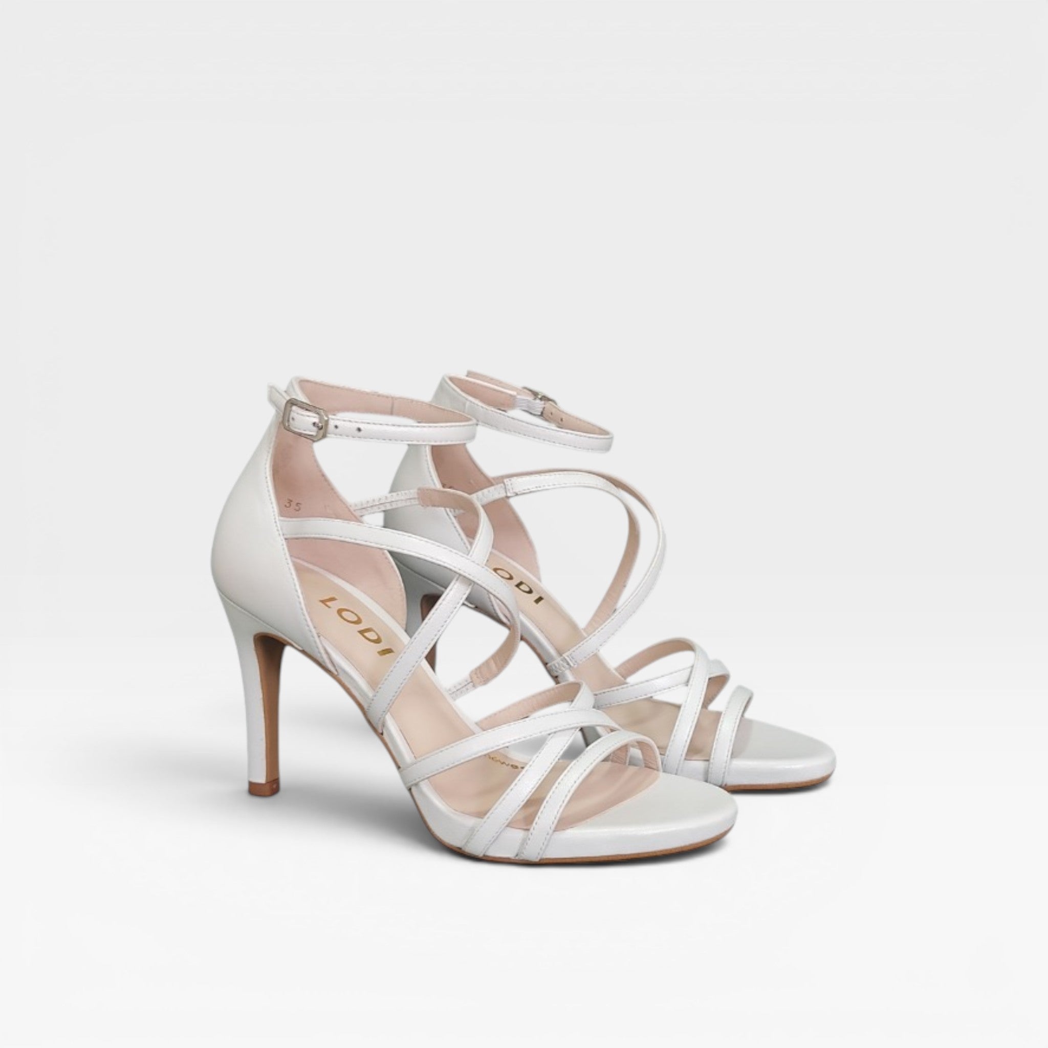 Sandalias Blanca Novia - Lodi
