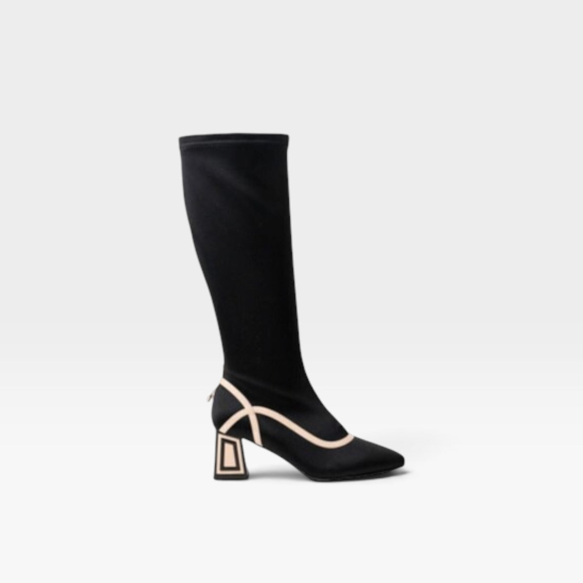 Bota alta negra - Rock Away