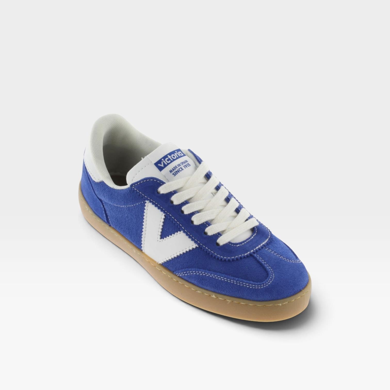 Sneaker Berlín serraje retro azul - Victoria