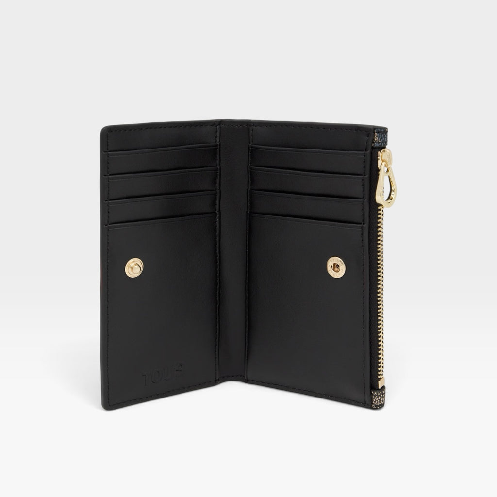 Cartera flat negra Kaos Icon - Tous