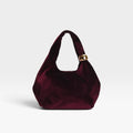 Bolso fiesta burdeos terciopelo hombro cadena - Azarey