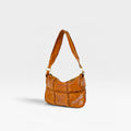 Bolso piel trenzada marrón - The Twins