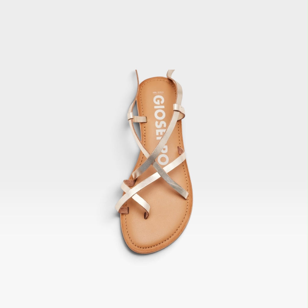 Sandalias planas de piel en forro y piel - Gioseppo