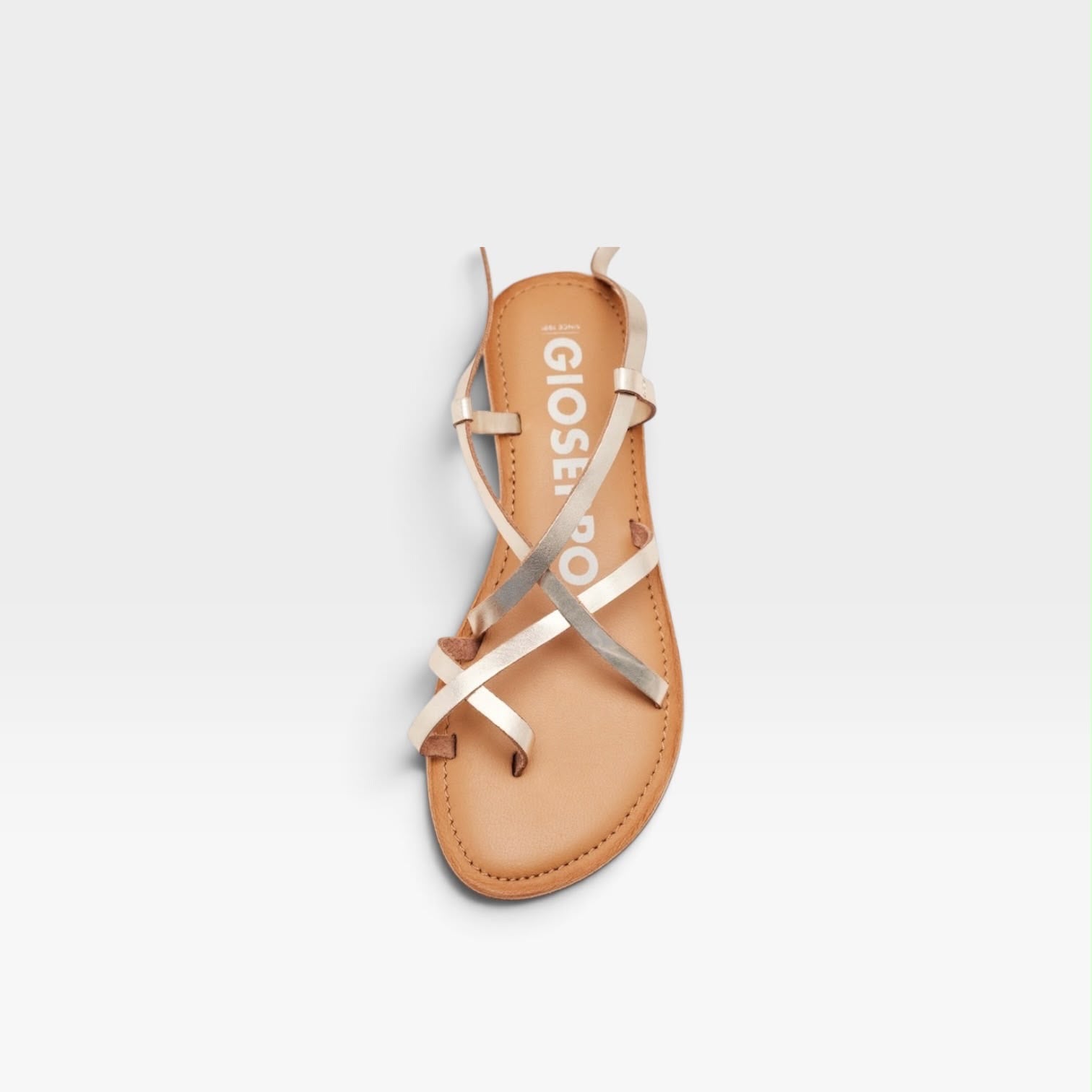 Sandalias planas de piel en forro y piel - Gioseppo