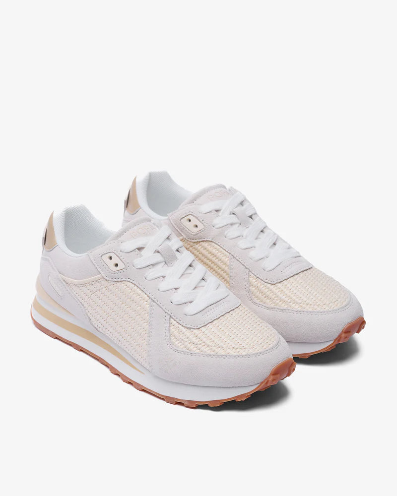 Zapatilla Blake Rafia Blanca - Popa