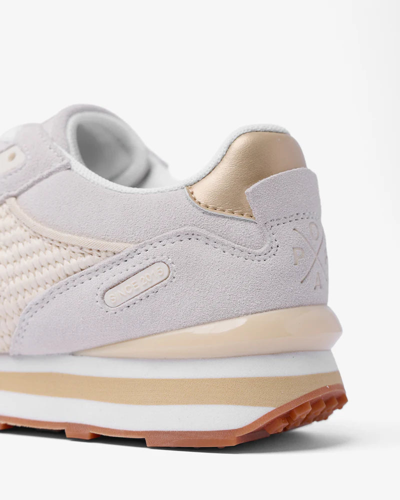 Zapatilla Blake Rafia Blanca - Popa