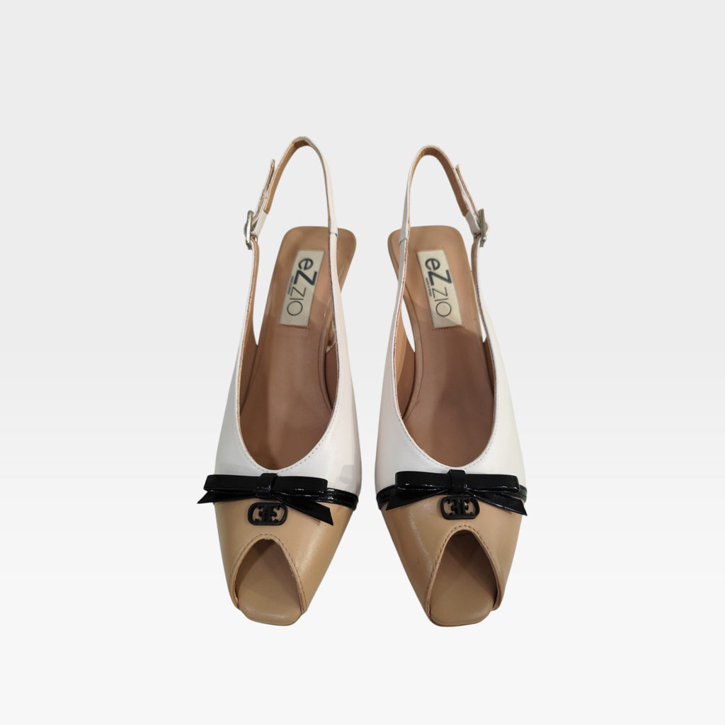 Destalonado tacón peeptoe -  Ezzio