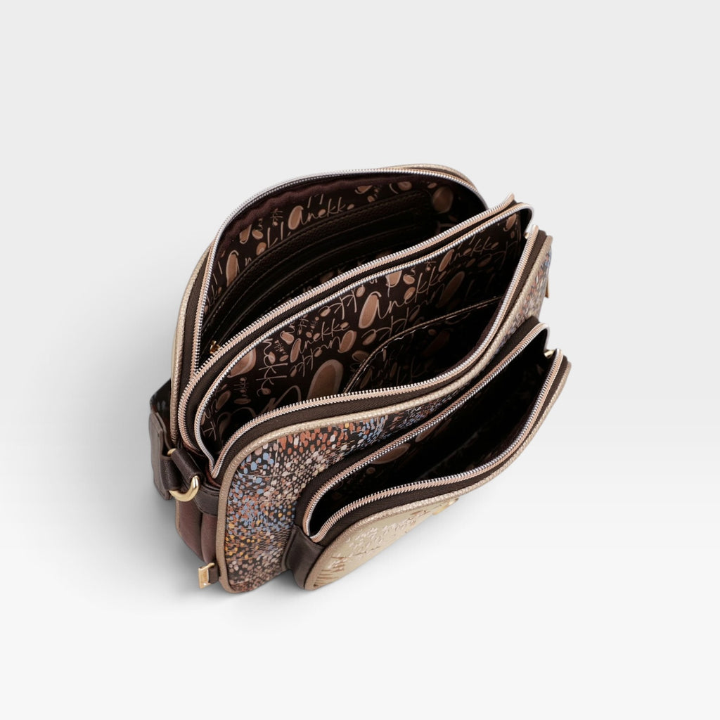 Bandolera con bolsillo frontal Blossom - Anekke