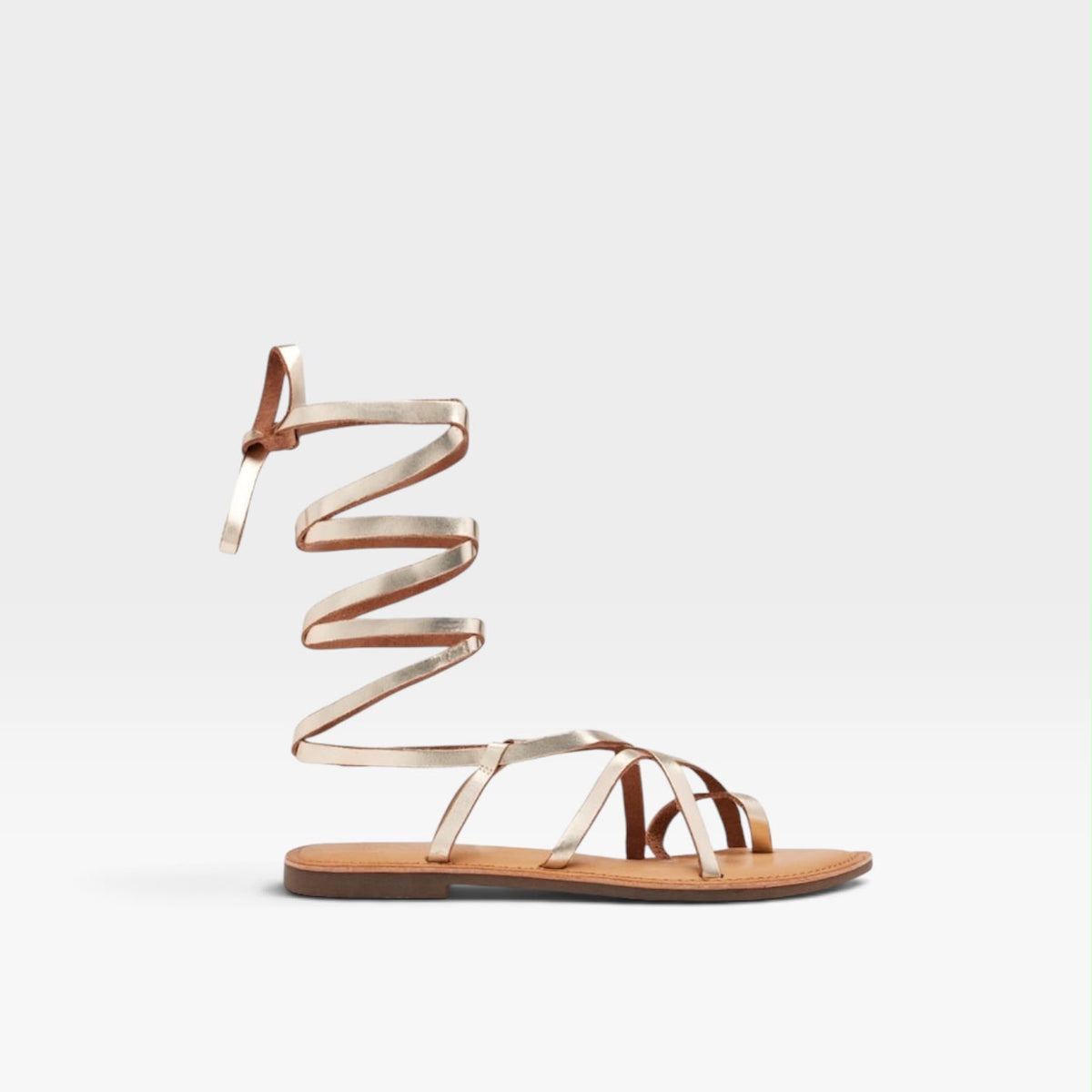 Sandalias planas de piel en forro y piel - Gioseppo