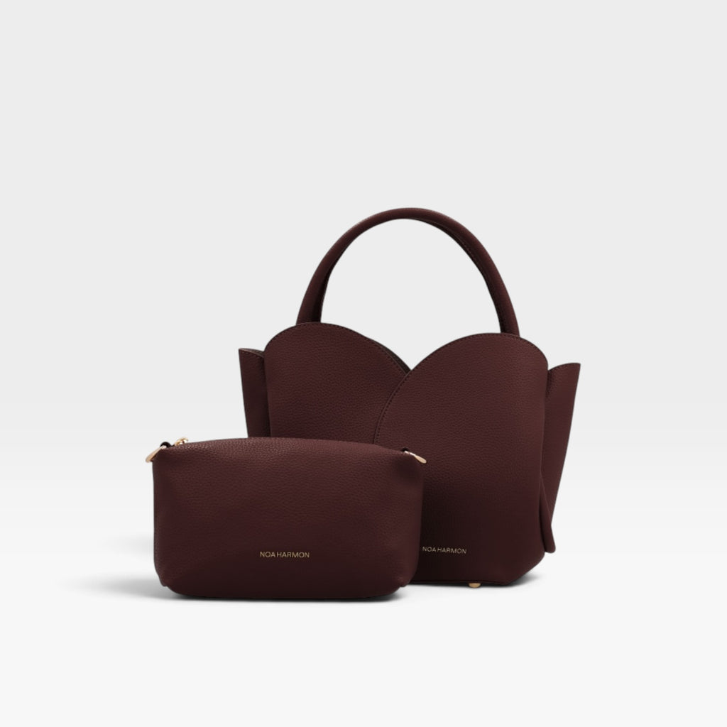 Bolso tulipán burdeos - Noa Harmon