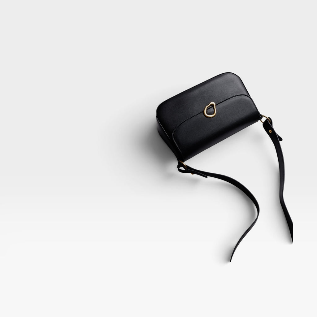 Bolso bandolera negro hebilla - Gioseppo
