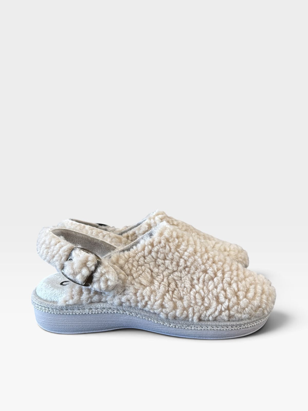 Zapatillas de casa efecto borrego beige - Salvi