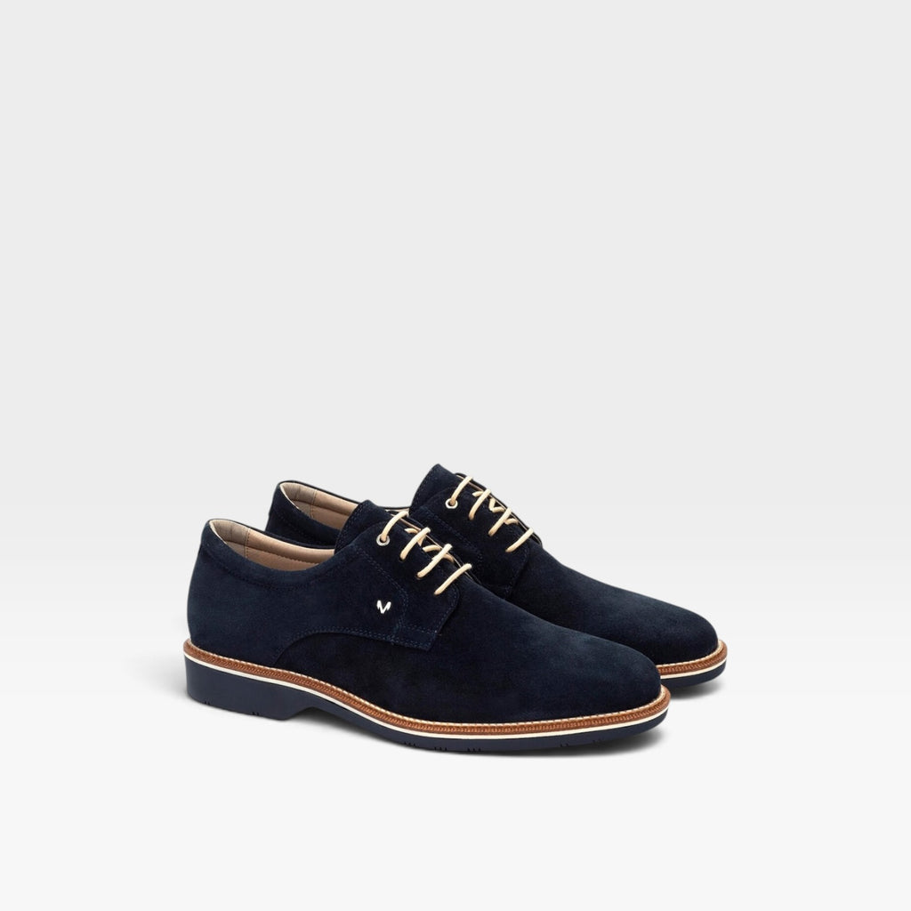 Zapatos de cordones y bluchers de de piel azul - Martinelli
