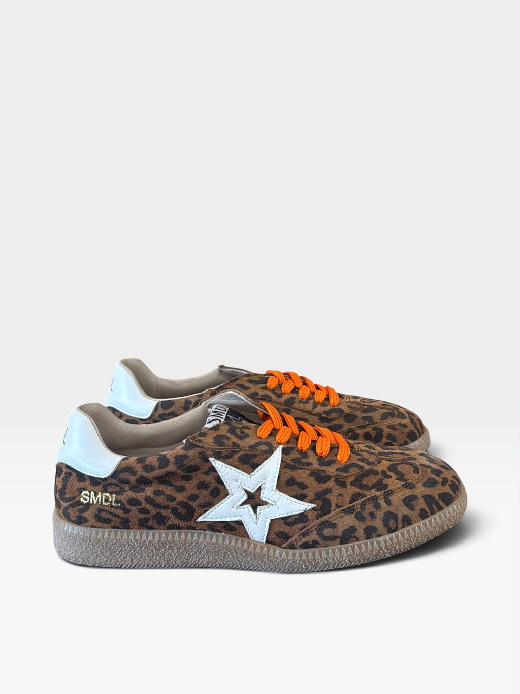 Sneaker leopardo con detalle estrella - Silver Moose