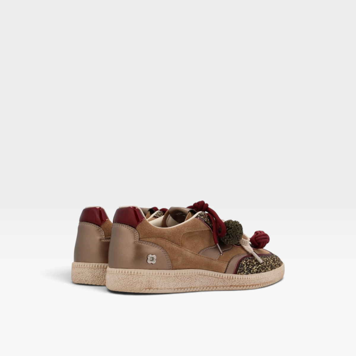 Sneaker Ten glitter multi beige  - Noa Harmon