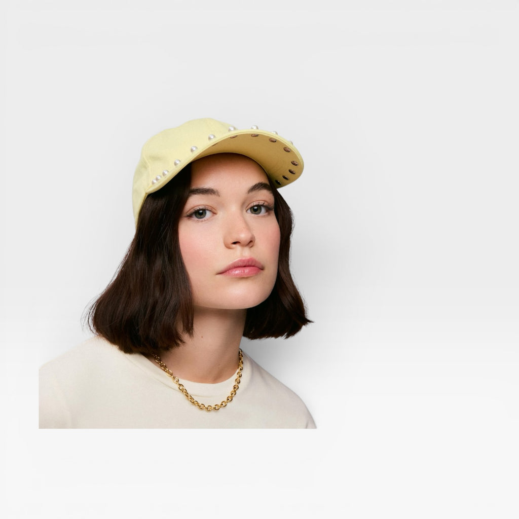 GORRA AMARILLA PEARLS - TOUS